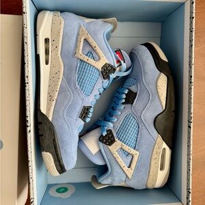 Air Jordan 4 Retro University Blue and Black